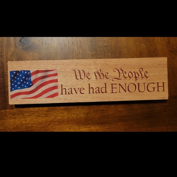 12x3 inch Handmade Home Decor Sign *price firm* - Picture 1 of 1